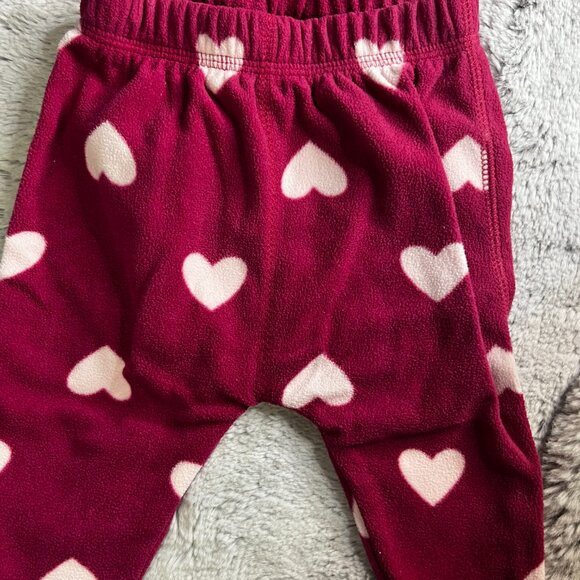 Carter's Pink Girls Mircrofleece set 3 Months - Picture 2 of 3